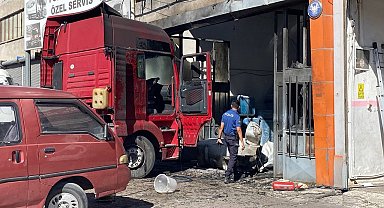 Kayseri'de tırın yakıt deposu patladı: 1'i ağır 2 yaralı