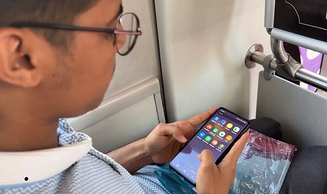 Kayseri'de tramvaylarda ücretsiz internet dönemi