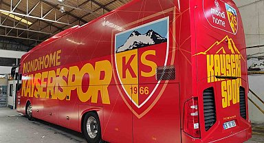 Kayserispor otobüsüne yeni makyaj