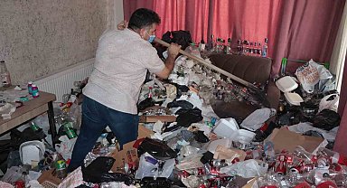 Kiracı gitti, çöp ev kaldı