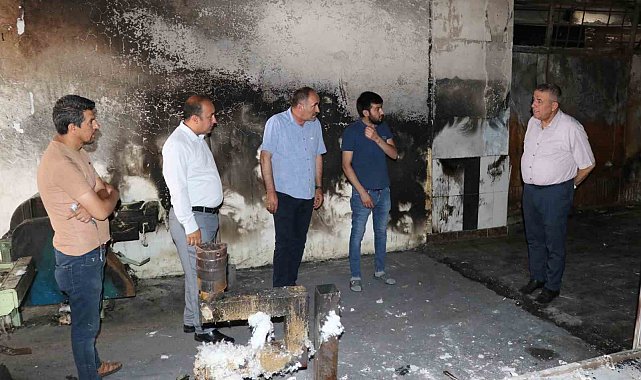 Kırşehir esnafını korkutan yangın elektrik kontağından çıkmış