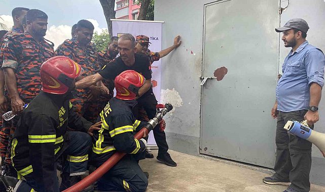 Konya Büyükşehir TİKA iş birliğiyle Bangladeş'te itfaiyecilere eğitim verdi