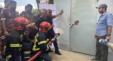 Konya Büyükşehir TİKA iş birliğiyle Bangladeş'te itfaiyecilere eğitim verdi