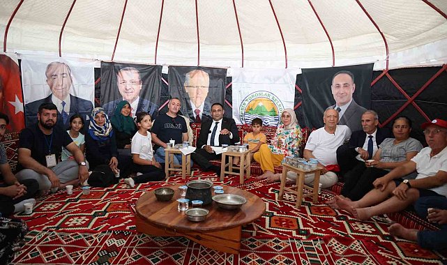 Malazgirt Zaferi etkinliklerinde Toroslar Belediyesinin otağı büyük ilgi gördü