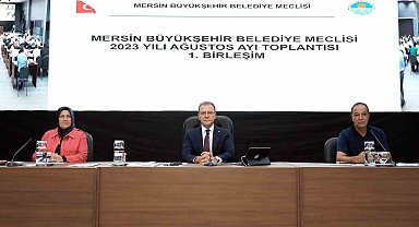 Mersin Büyükşehir Belediyesi Meclis Toplantısı yapıldı