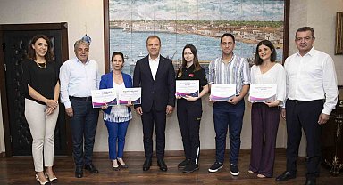 Mersin Büyükşehir Belediyesinden başarılı proje sunan personellere teşekkür belgesi