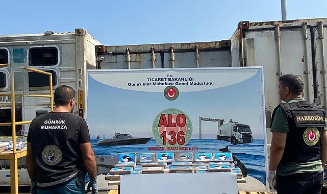 Mersin Limanı'nda 59 kilo kokain ele geçirildi