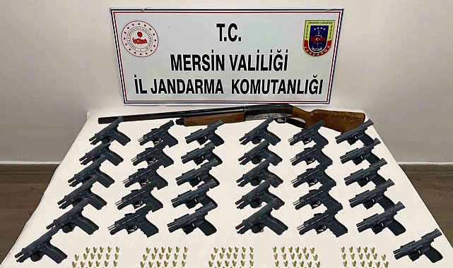 Mersin merkezli 3 ilde kaçak silah operasyonu: 12 gözaltı