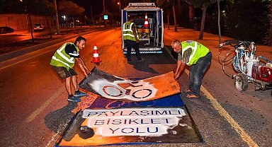 Mersin'de 'Paylaşımlı bisiklet yolu' uygulamasına başladı