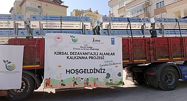 Mersin'in Mut ilçesine 42 hayvan sulama teknesi dağıtıldı