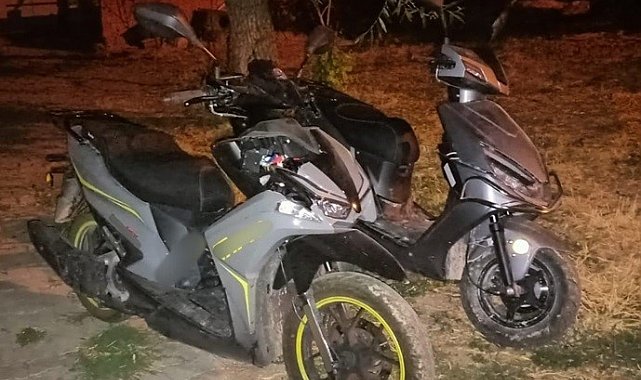 Motosiklet hırsızı yakayı ele verdi
