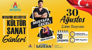 Nevşehir Belediyesi'nden 30 Ağustos Zafer Bayramı'na özel konser