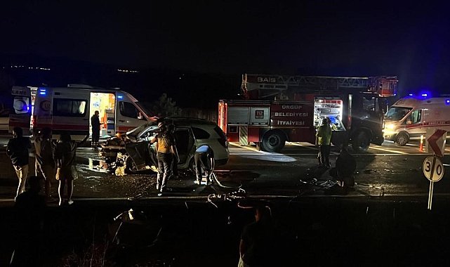 Nevşehir'de cip ile otomobil çarpıştı: 4 ölü, 2 yaralı