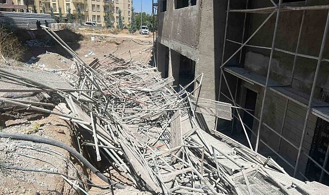 Nevşehir'de iskele çöktü: 1 ölü, 2 yaralı