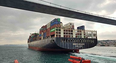Odesa Limanı'ndan ayrılan yük gemisi, İstanbul Demirleme Sahası'nda demirlendi