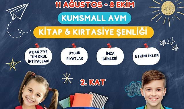Okul Alışverişi KUMSMALL AVM'de Yapılır