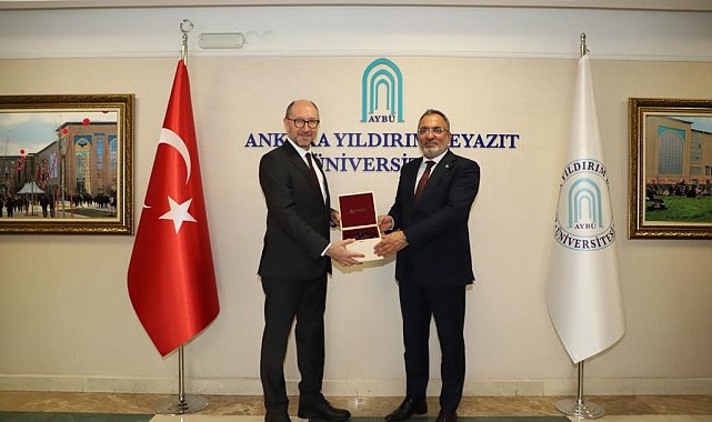 Rektör Erdal'dan Ankara Yıldırım Beyazıt Üniversitesine ziyaret