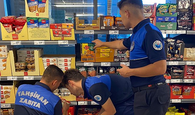 Tarihi geçmiş gıda ürünlerinin tespit edildiği market hakkında yasal işlem başlatıldı