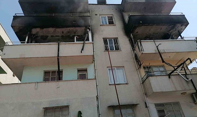 Tarsus'ta ev yangını