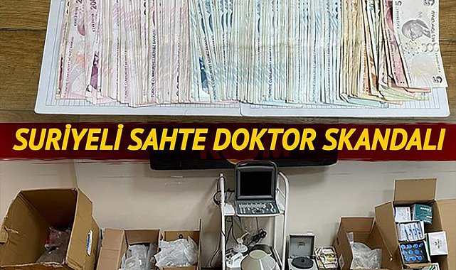 Tedaviye yabancı uyrukluların gittiği iş yerinde skandal! Diplomasız Suriyeliler tıbbi müdahalede bulunuyordu, baskında ele geçirilenler şoke etti