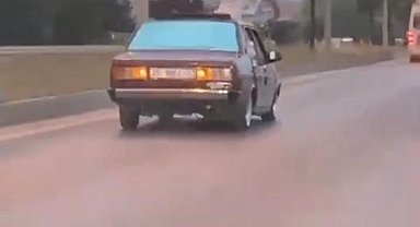 Tehlikeli yolculuk kameraya yansıdı