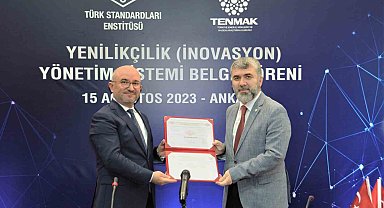 TSE'den TENMAK'a "Yenilikçilik Yönetim Sistemi Belgesi"