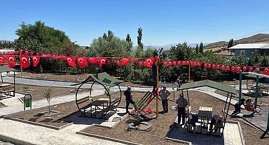 Türkiye'de bir ilk: 200 nüfuslu köye millet bahçesi yaptılar