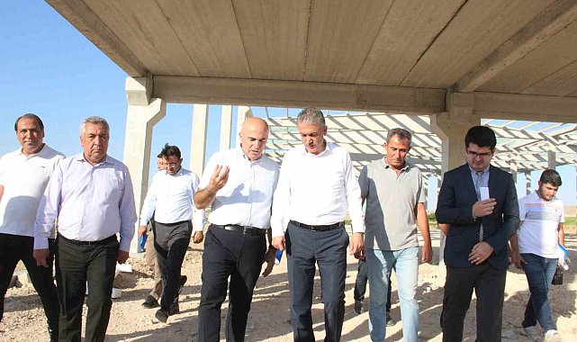 Türkiye'nin ilk elma borsa binası hızla yükseliyor