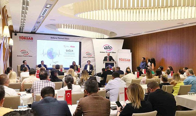 TÜRSAB'ın düzenlediği "Sağlık Turizmi Bilgilendirme Toplantısı ATO'da yapıldı