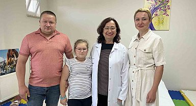 Ukrayna'daki bombalı saldırıda yaralanan 8 yaşındaki Arina Eskişehir'de sağlığına kavuştu