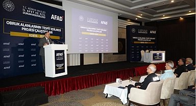 Vali Özkan, Obruk Alanlarının Tespit Edilmesi Projesi 4. Çalıştayına katıldı