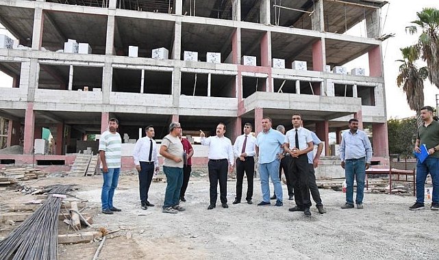Vali Pehlivan okul inşaatlarını inceledi