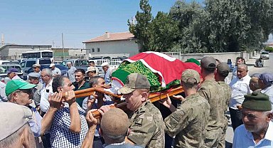 Vefat eden Kıbrıs gazisi Karapınar'da defnedildi