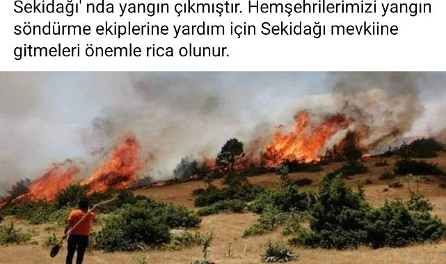 Yahyalı'daki yangın kontrol altına alındı
