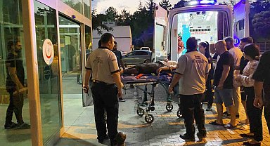Yeni aldığı motosikletle kaza yaptı