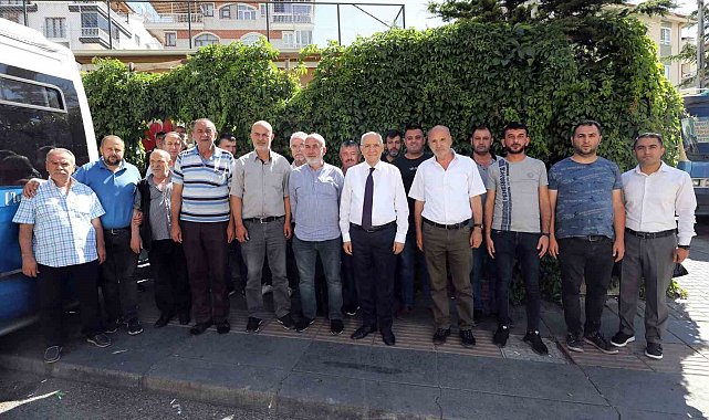 Yenimahalle Belediye Başkanı Yaşar, dolmuşçu esnafının sorunlarını dinledi