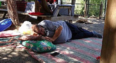Yozgat'ta sıcak hava vatandaşı bunalttı