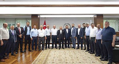 Ziraat Odası Başkanlarından Başkan Büyükkılıç'a teşekkür' ziyareti