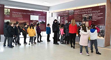 Ziyaretçilere milli mücadelede Eskişehir anlatıldı