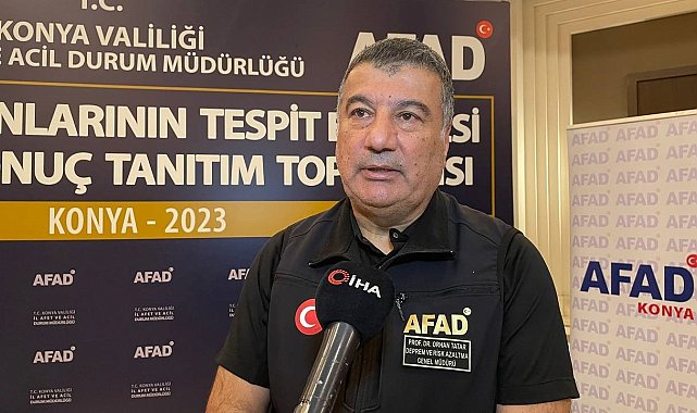AFAD Deprem ve Risk Azaltma Genel Müdürü Tatar: "Obruk oluşumlarının faylarla ciddi bir bağlantısı olduğunu görüyoruz"
