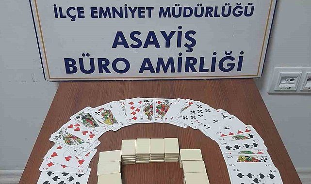 Akşehir'de kahvehane sahibi ve kumar oynayanlara ceza