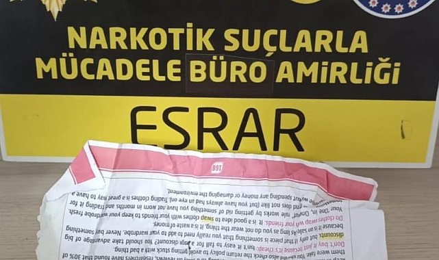 Akşehir'de uyuşturucu kullanmak isteyenlere polis baskını