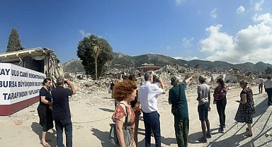 Alman heyet Hatay'da incelemelerde bulundu