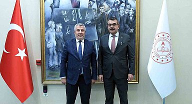 Bakan Tekin, ÖSYM Başkanı Ersoy'u kabul etti