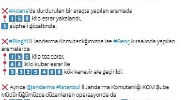 Bakan Yerlikaya: "14 zehir taciri yakalandı"