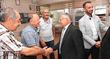 Başkan Büyükkılıç'tan CHP ve İYİ Parti'ye nezaket ziyareti