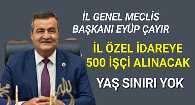 BAŞKAN ÇAYIR ANKARA'DAN MÜJDEYLE DÖNDÜ, KARAMAN İL ÖZEL İDARESİNE 500 İŞÇİ ALINACAK