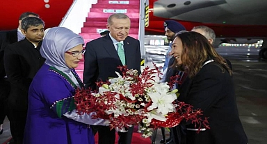 Başkan Erdoğan Hindistan'da! Böyle karşılandı - Resim 1