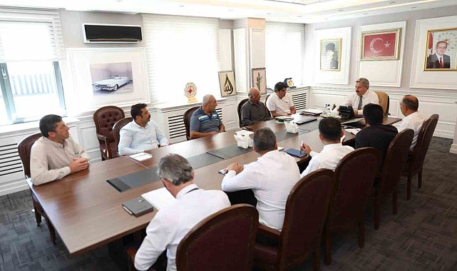 Başkan Palancıoğlu, Mahalle Muhtarları ile doğalgaz Toplantısı Yaptı