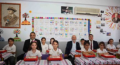 Başkan Yılmaz öğrencilerle birlikte İlköğretim Haftasını kutladı
